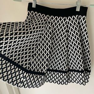 Ronny Kobo Black/White Skirt